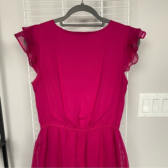 RW&CO Pink Ruffled Dress Small - Picture 3 of 11